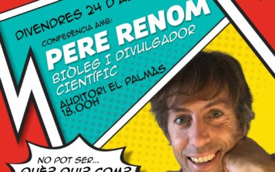 conferència amb el divulgador científic Pere Renom